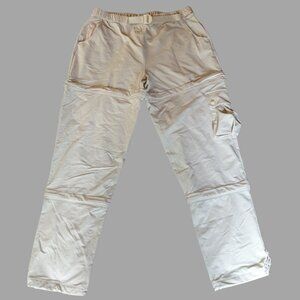 Outdoor Voices Cream Convertible Pants